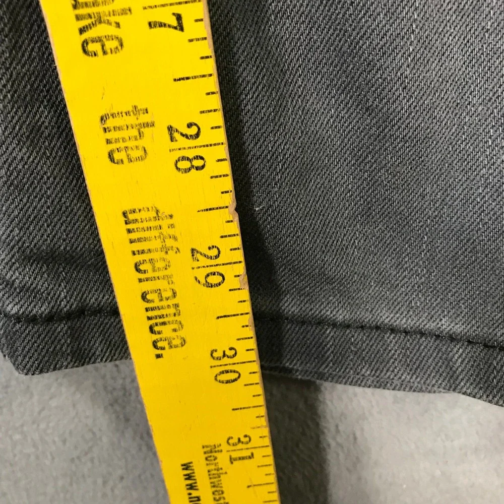 Levis 511 Slim Fit Gray Denim Jeans Mens 32x30 Charcoal Stretch Pants